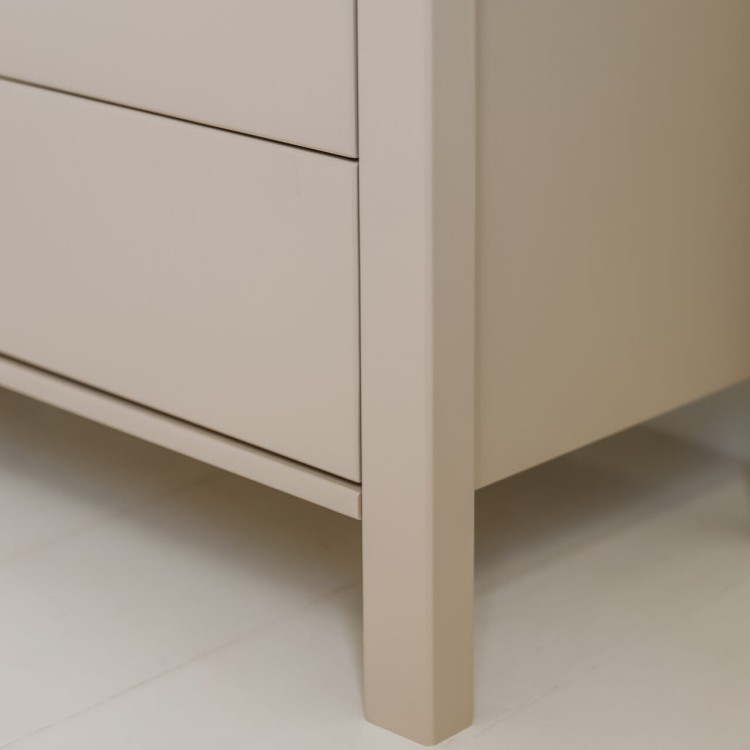 Drewniany regał biblioteczka wysoka dla dzieci Collet - kolory: różowy, niebieski, biały, szary, kaszmir, szałwia. 190x90x40cm