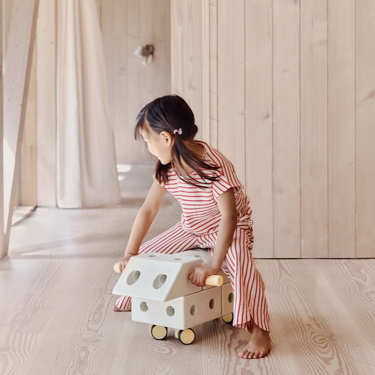 Kreatywne klocki MODU Explorer set Sand Grey / Honey Yellow