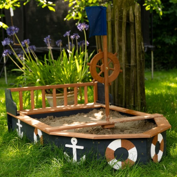 Piaskownica drewniana AXI z łatwym montażem i wytrzymałą konstrukcją