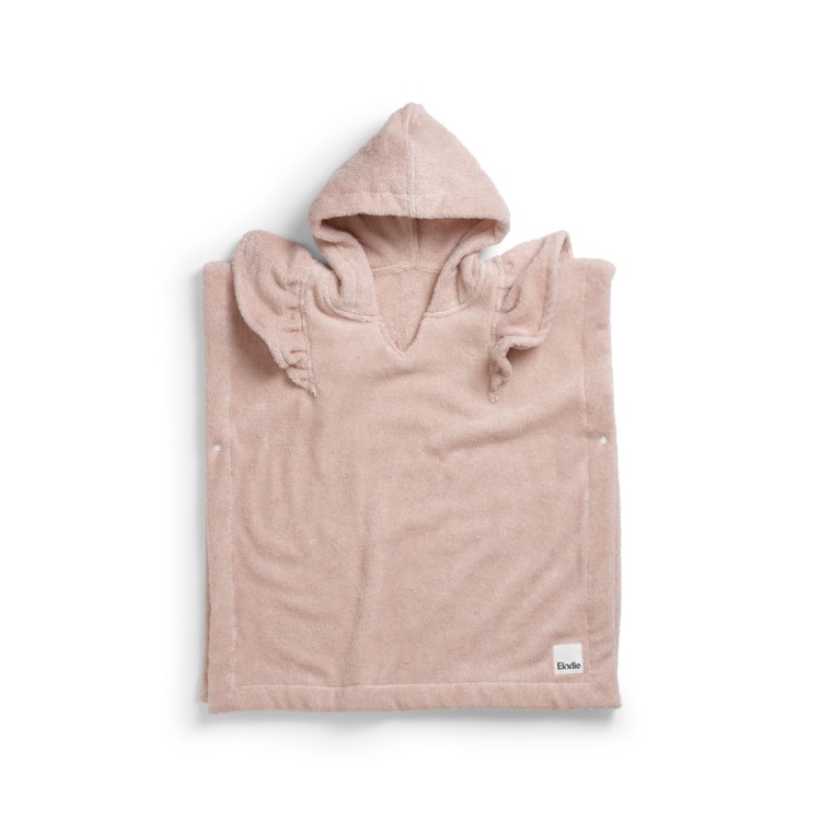 Poncho kąpielowe Elodie Details Powder Pink z kapturkiem dla dzieci