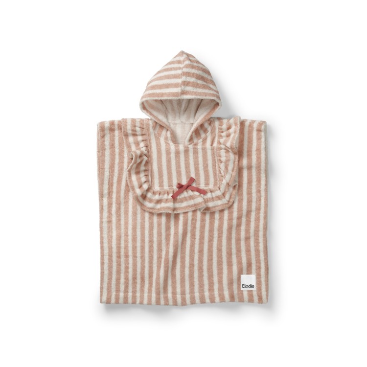 Poncho kąpielowe Elodie Details Candy Stripes z kapturkiem dla dzieci