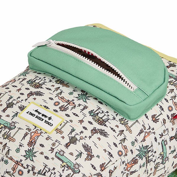 Wodoodporny plecak szkolny Hello Hossy Jungly z praktycznymi kieszeniami