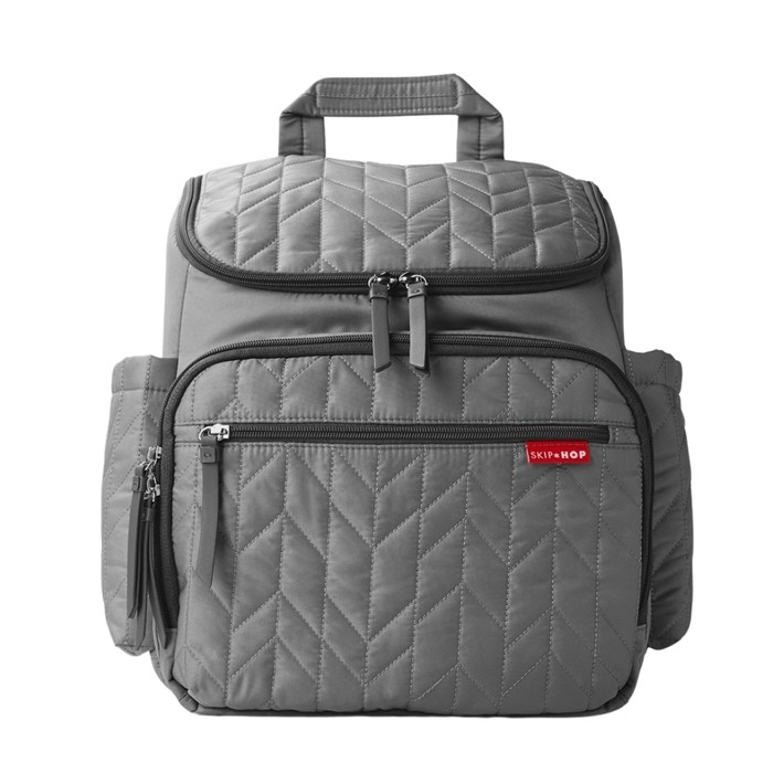 Skip Hop Torba do Wózka Plecak Forma Jet Grey – widok z przodu