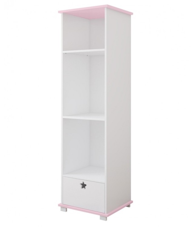 Regał do pokoju dziecięcego z szufladą - GWIAZDKI 180x45cm