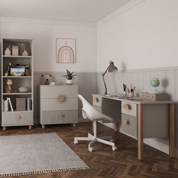 kaszmirowe biurko szkolne LOFT
