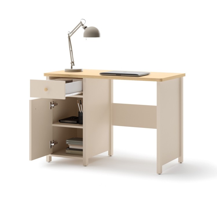 Funkcjonalne biurko do pokoju dziecka z szufladą i półką