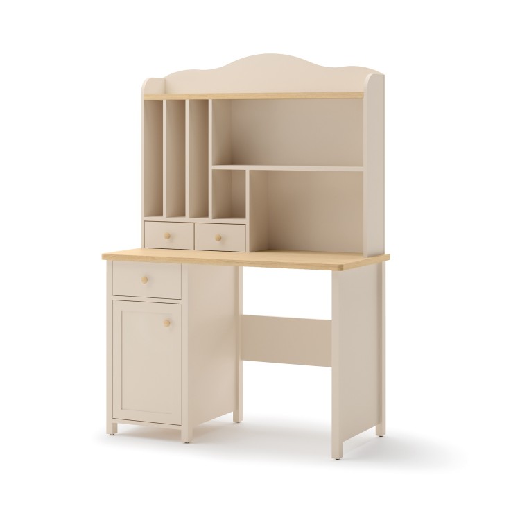 Funkcjonalne biurko do pokoju dziecka z szufladą i półką