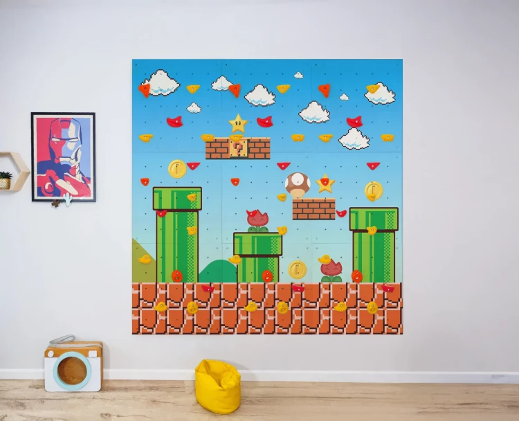 Ścianka wspinaczkowa dla dzieci Mario