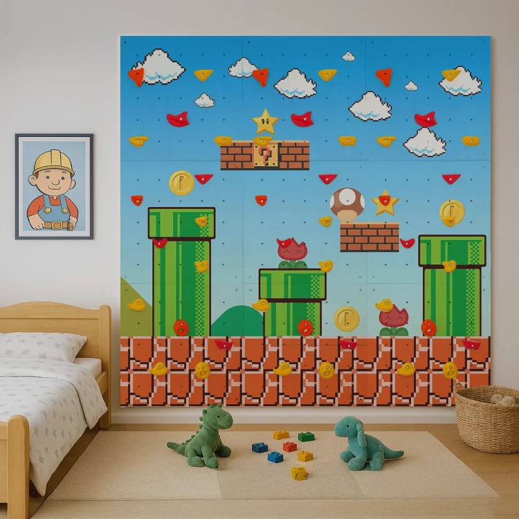 Ścianka wspinaczkowa dla dzieci Mario