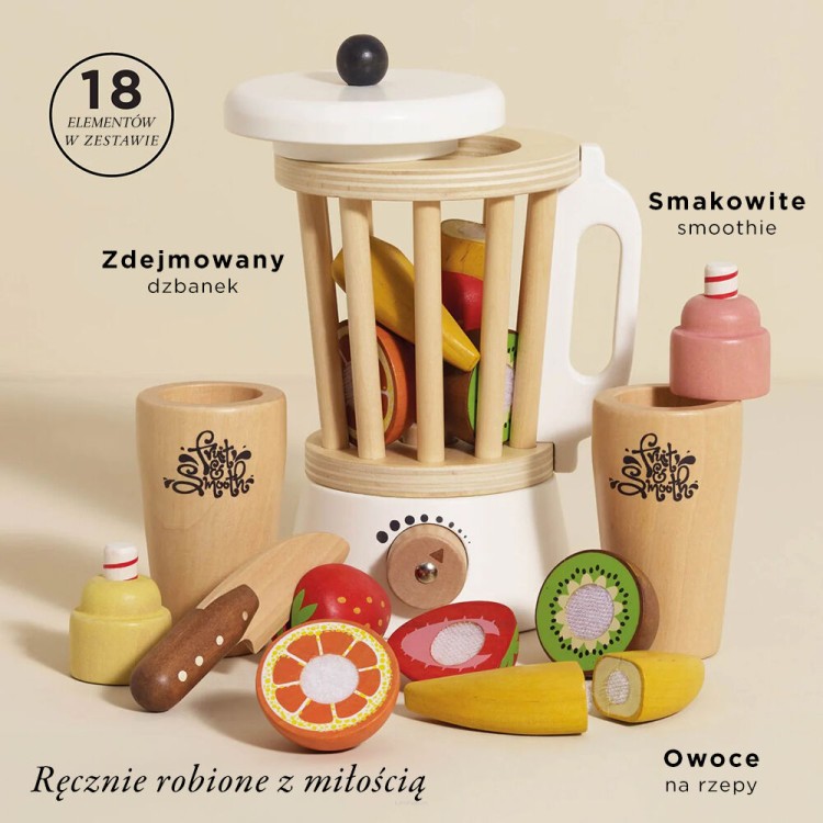 Drewniany blender z owocami Fruit & Smooth – Le Toy Van