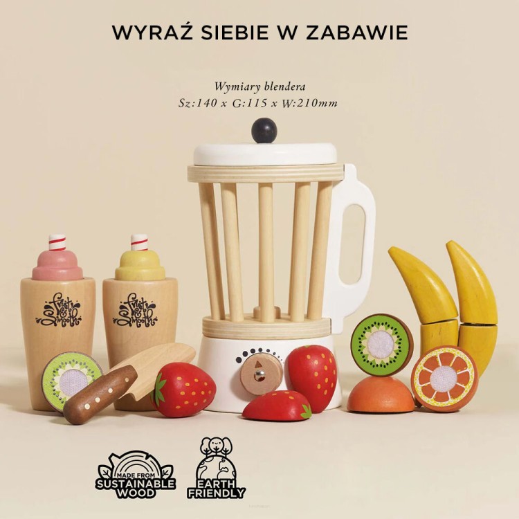 Drewniany blender z owocami Fruit & Smooth – Le Toy Van
