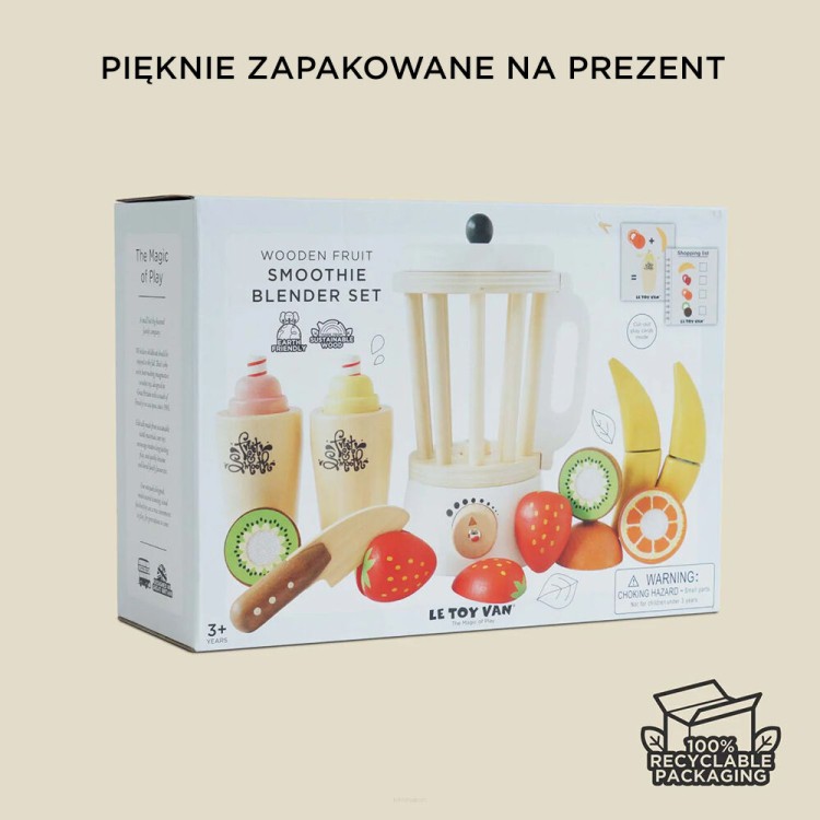 Drewniany blender z owocami Fruit & Smooth – Le Toy Van