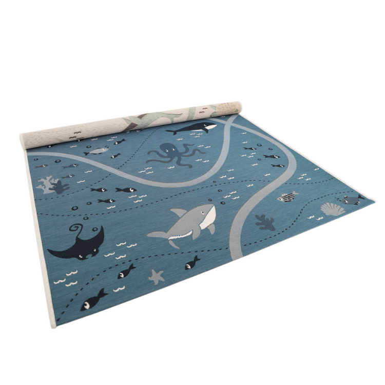 Dywan dziecięcy kolorowy Playrug Little Deep Blue 123x180cm