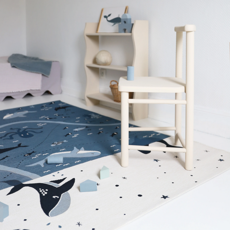 Dywan dziecięcy kolorowy Playrug Little Deep Blue 123x180cm