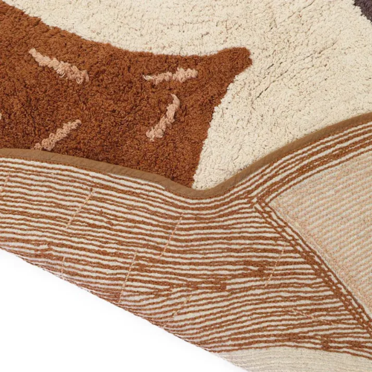 Dywan dziecięcy rudy Lisek Marlo 85x120 cm