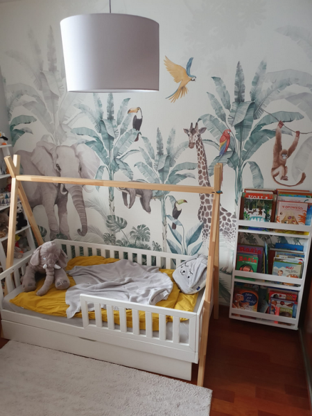 Lampa sufitowa do pokoju dziecięcego SZARA 38cm