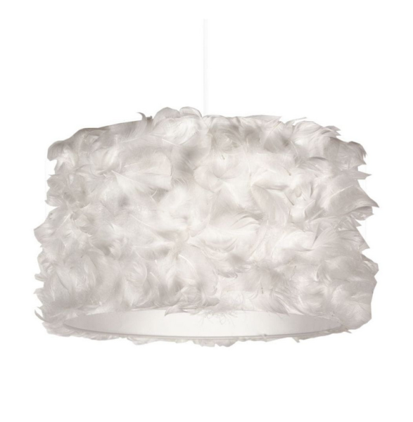 Lampa sufitowa do pokoju dziecięcego PIÓRA 38cm