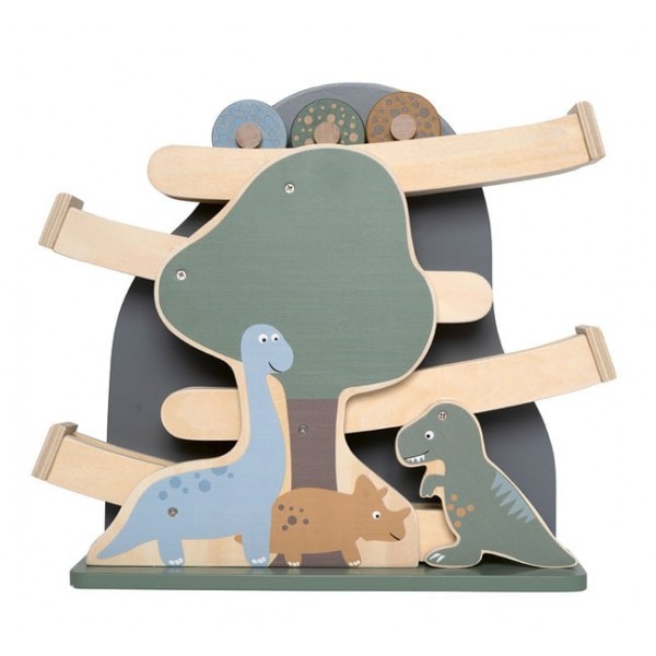 Drewniana zjeżdżalnia Jabadabado – tor dinozaurów z jajkami