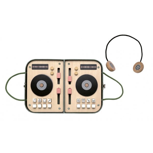 Muzyczna Walizka DJ Jabadabado – drewniana zabawka muzyczna dla dzieci