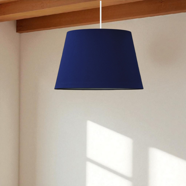 Lampa sufitowa STOŻEK granatowa 38cm