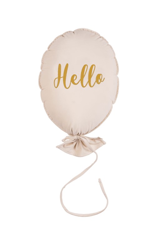 Balon dekoracyjny Deluxe Vanilla Cream z velvetu do pokoju dziecka