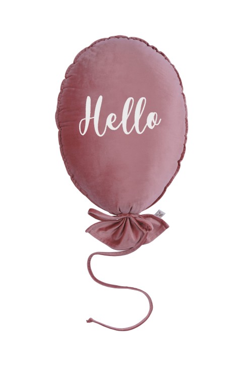 Balon dekoracyjny Deluxe Blush Rose z velvetu w kolorze pudrowego różu
