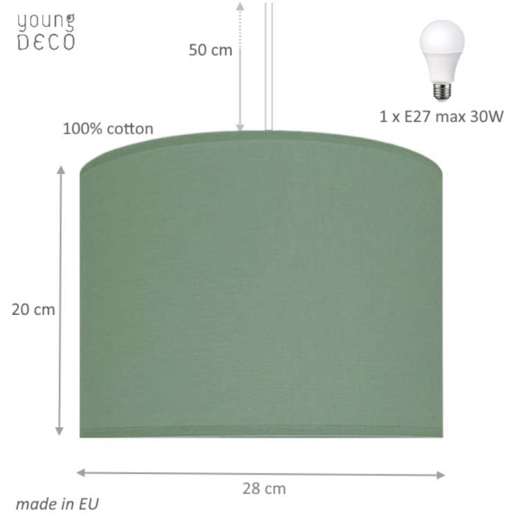 Lampa sufitowa MINI do pokoju dziecięcego SZAŁWIA 28cm