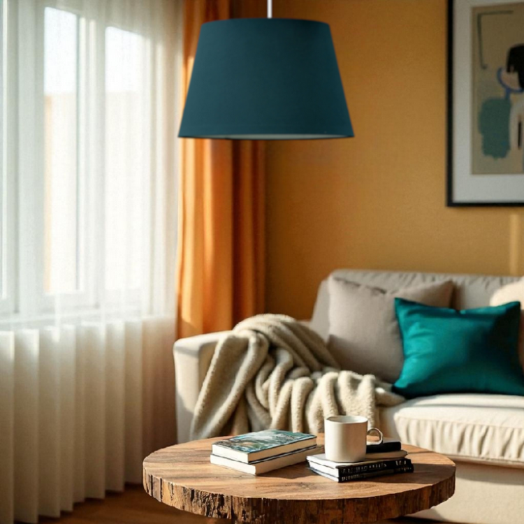 Lampa sufitowa STOŻEK do pokoju dziecięcego CIEMNA ZIELEŃ