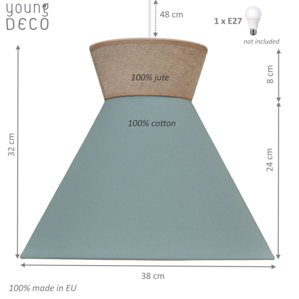 Lampa sufitowa BOHO KIELICH do pokoju dziecięcego SZAŁWIA