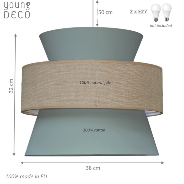 Lampa sufitowa BOHO KLEPSYDRA do pokoju dziecięcego SZAŁWIA