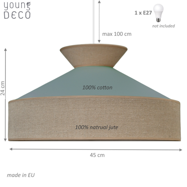 Lampa sufitowa BOHO PARASOL do pokoju dziecięcego SZAŁWIA