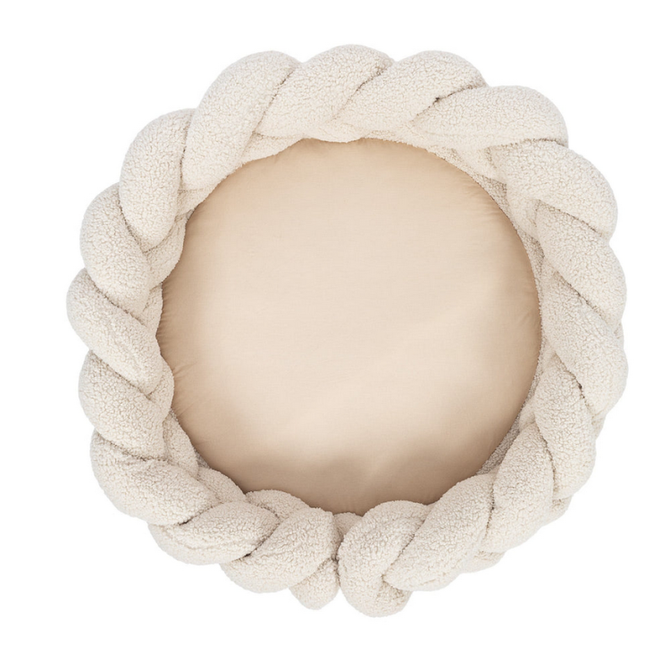 Kokon Niemowlęcy z Warkoczem Ochronnym BEARLY - Mata do Zabawy 100cm