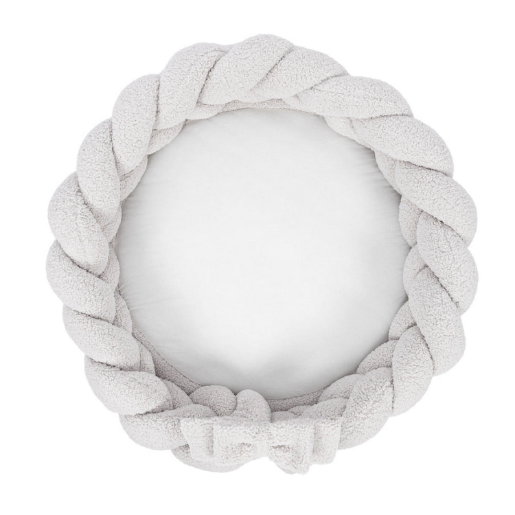 Kokon Niemowlęcy z Warkoczem Ochronnym BEARLY - Mata do Zabawy 100cm