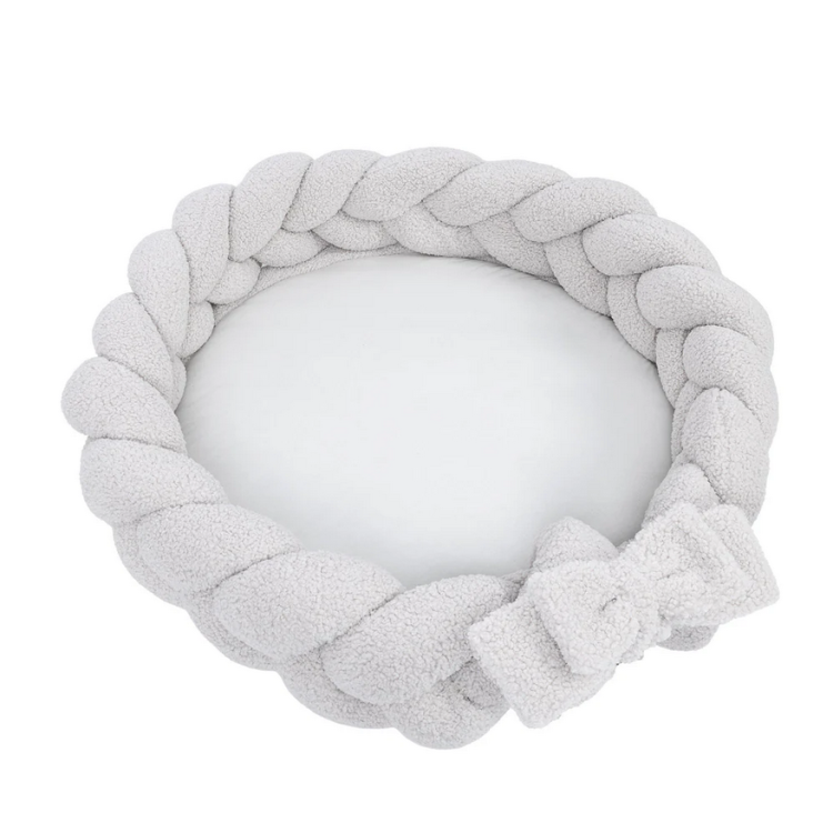 Kokon Niemowlęcy z Warkoczem Ochronnym BEARLY - Mata do Zabawy 100cm