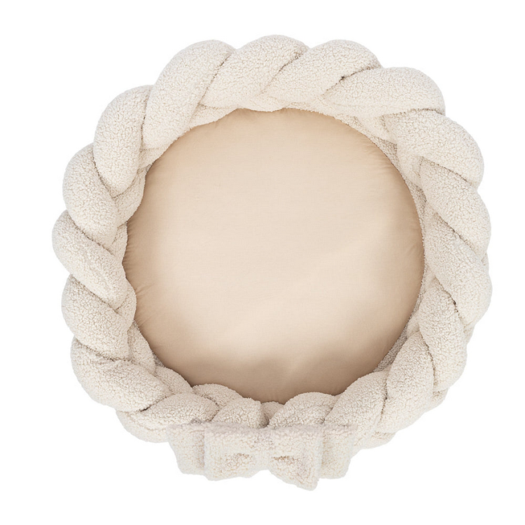 Kokon Niemowlęcy z Warkoczem Ochronnym BEARLY - Mata do Zabawy 100cm