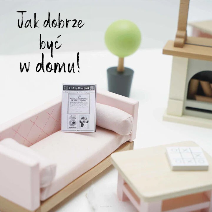 Drewniane mebelki do domku dla lalek salon Daisylane Le Toy Van