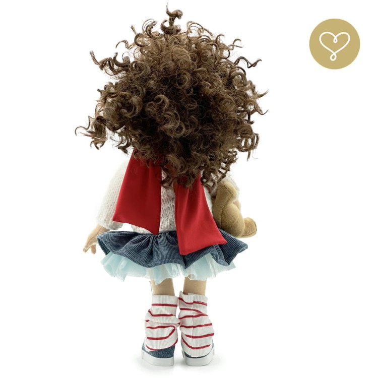 Kolekcjonerska lalka Poziomka z ruchomym szkieletem