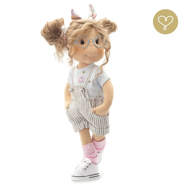 Lalka Zosia Lullu Dolls z ruchomym szkieletem F.A.B.