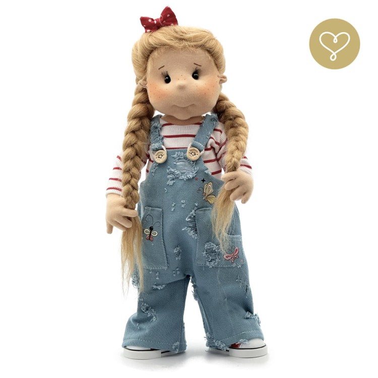 Lalka handmade Zuzia 38 cm w wersji kolekcjonerskiej F.A.B.