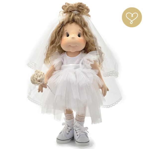 Szmaciana lalka dla dzieci Wyjątkowa Julka Lullu Dolls