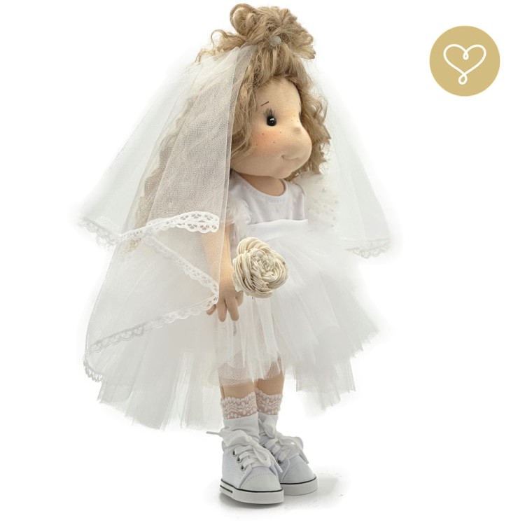 Wyjątkowa Julka – szmaciana lalka handmade Lullu Dolls