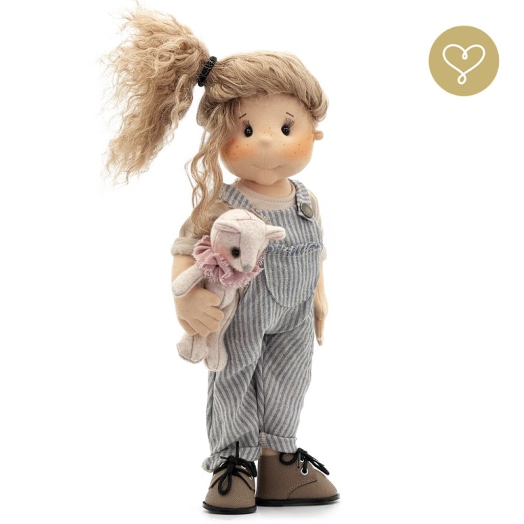 Szmaciana lalka dla dzieci Winnie i jej Rupert – Lullu Dolls 38 cm