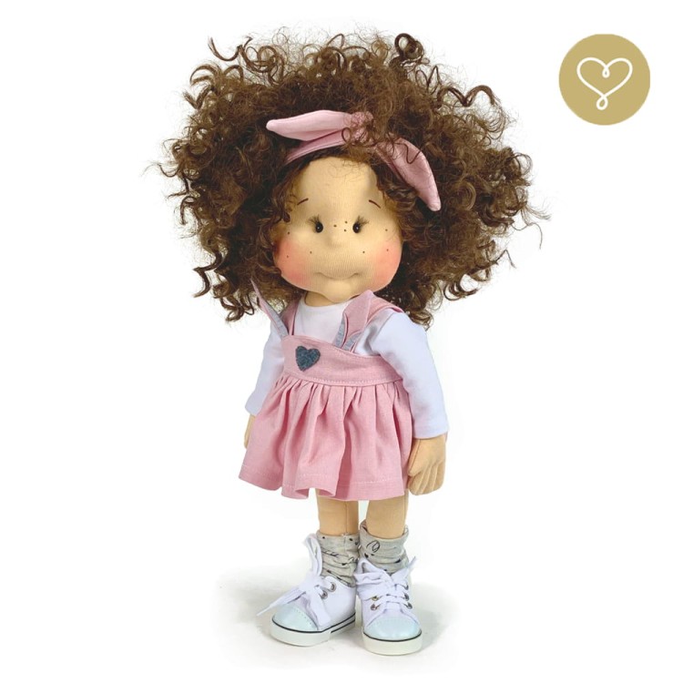 Szmaciana lalka Stefka Lullu Dolls – ręcznie szyta lalka dla dzieci