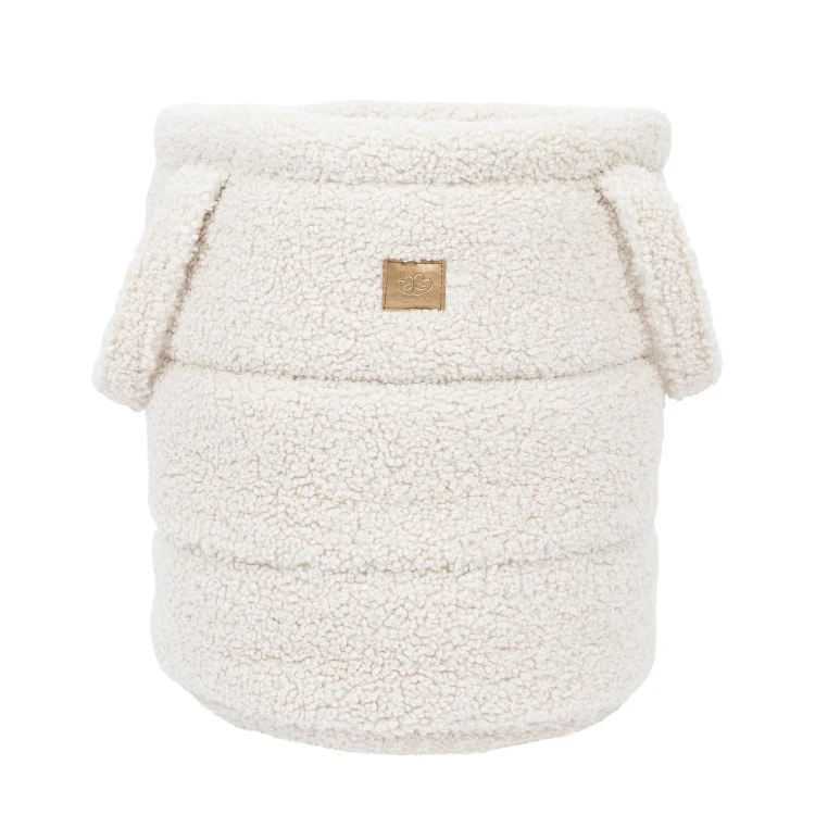 Kosz na zabawki dla dziecka - organizer do pokoju Bearly Kremowy