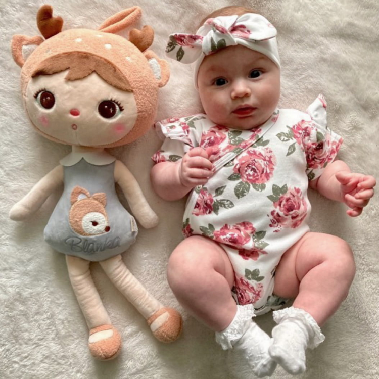 Lalka Metoo Jelonek Szary 50cm - PERSONALIZACJA