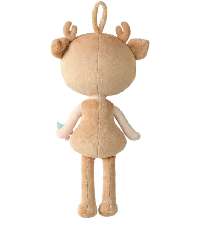 Lalka Metoo Sarenka z kwiatuszkami 50cm - PERSONALIZACJA