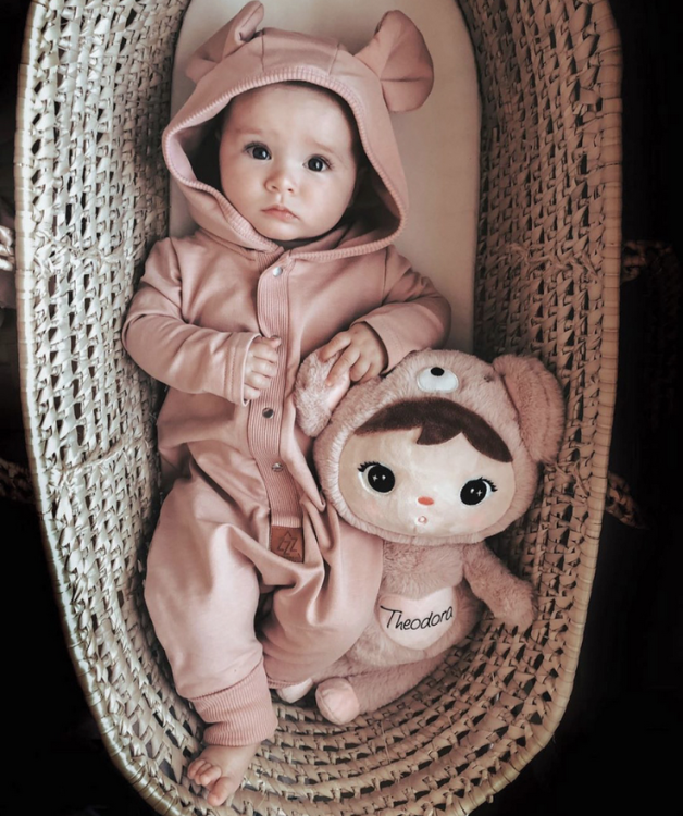Lalka Metoo Różowy Miś 50 cm - PERSONALIZACJA