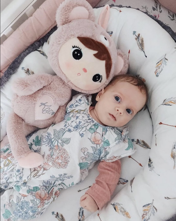 Lalka Metoo Różowy Miś 50 cm - PERSONALIZACJA