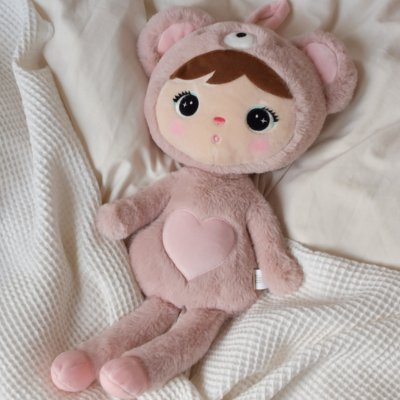 Lalka Metoo Różowy Miś 50 cm - PERSONALIZACJA