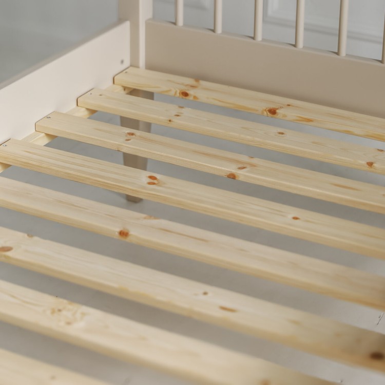 Drewniane łóżko pojedyncze Vintage Carmela 90x200 cm - różne kolory